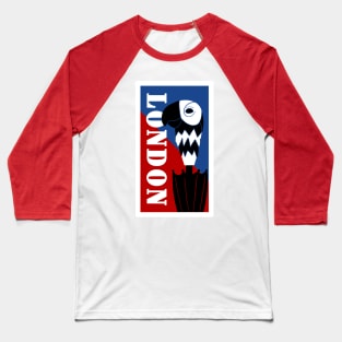 London Travel Sticker Baseball T-Shirt